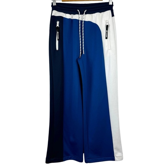 New Balance x STAUD High Waist Track Pants in Blue Quartz Size XS Performance - Picture 2 of 16